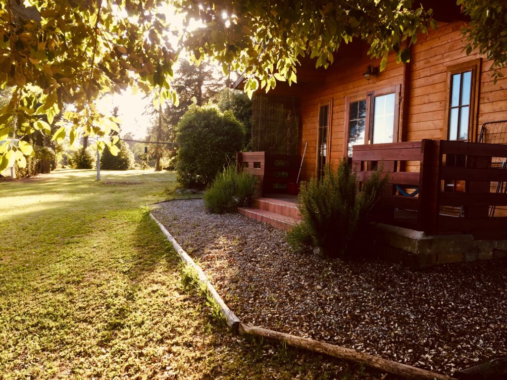 La casetta in legno immersa nel giardino di LaCastellina15